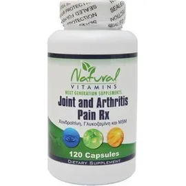 Natural Vitamins JOINT AND ARTHRITIS PAIN RX 120caps