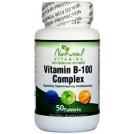 Natural Vitamins ΒΙΤΑΜΙΝΗ Β – 100 COMPLEX 50tabs