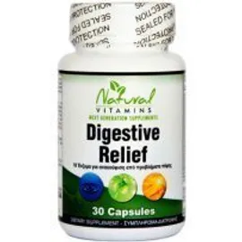 Natural Vitamins Digestive Relief 30caps