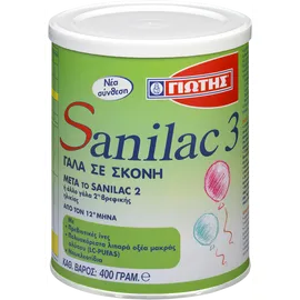 Γιώτης Sanilac 3 Βρεφικό Γάλα 400gr