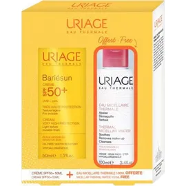 Uriage Bariesun Cream Very High Protection SPF50+ 50ml & ΔΩΡΟ Thermal Micellar Water Sensitive Skin 100ml