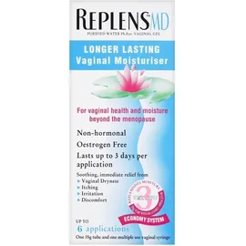 Wellcon Replens Md Vaginal Gel 3 Προγεμισμένοι Κολπικοί Εφαρμοστές