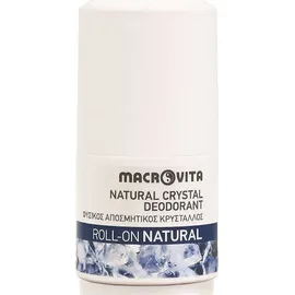 Macrovita Φυσικός Αποσμητικός Κρύσταλλος Roll-On Άρωμα Natural, 50ml