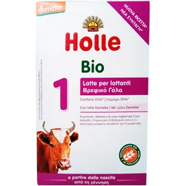 Holle Bio Αγελαδινό Γάλα 1ης βρεφικής ηλικίας Νο1 400g