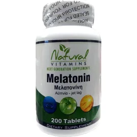 Natural Vitamins ΜΕΛΑΤΟΝΙΝΗ 1 MG 200tabs
