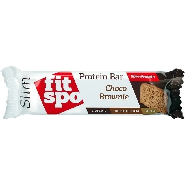 Fit Spo Slim protein 50% bar choco brownie μπάρα πρωτεΐνης 50g | Fedra