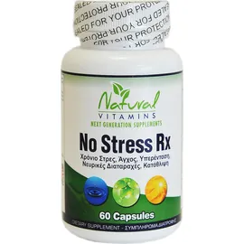 Natural Vitamins No Stress Rx, 60caps