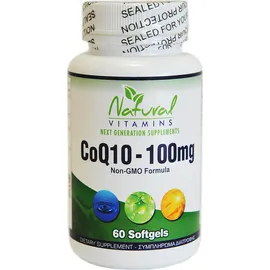Natural Vitamins CoQ10 100mg – 60 softgels