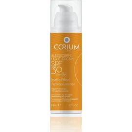 Corium Sunscreen Light Cream Matte Effect SPF30 50ml