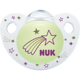 Nuk Trendline Night & Day Πιπίλα Σιλικόνης Ροζ 0-6m 1τμχ (10.730.328)