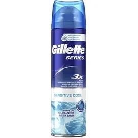 Gillette Series Sensitive Cool Gel Αφρός Ξυρίσματος, 200ml