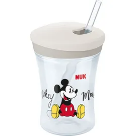 Nuk Action Cup Mickey Γκρι 230ml 12m+