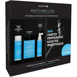Helenvita PROMO Box Anti Hair Loss for Men με Tonic Shampoo, 200ml & Vitamins, 60 caps & Tonic Lotion, 100ml κατά της Τριχόπτωσης