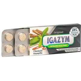Igazym Licorise & Caramel Pastillies 20 τεμ (Παστίλιες για το Λαιμό με Πρωτόγαλα - Γεύση Γλυκόριζας και Καραμέλα)