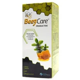 Beezcare Productive Φυτικό Σιρόπι για τον Ερεθισμένο Λαιμό και την Φυσιολογική Λειτουργία του Ανοσοποιητικού Συστήματος 140ml.