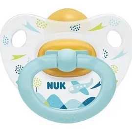 Nuk Πιπίλα Happy Kids Με Φυσικό Έλασμα Μπλε 0-6 Μηνών (10726022)