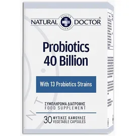 Natural Doctor Probiotics 40 Billion 13 strains 30 vcaps