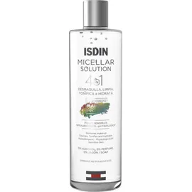 Isdin Micellar Solution 4 in 1-Καθαριστικό, Τονωτικό, Ενυδατικό για Ευαίσθητη Επιδερμίδα, 400ml