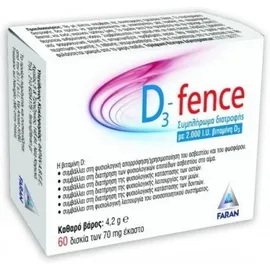 Faran D3 Fence 2000 i.u 60 tabs 70mg