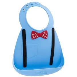 Make My Day Baby Bib Σαλιάρα Σιλικόνης Scholar Blue