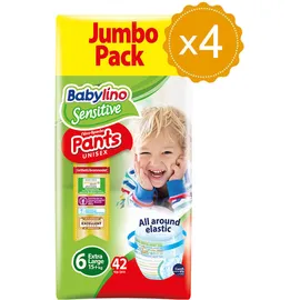 Babylino Sensitive Pants Unisex Economy Νο.6 (15+ kg) 168τμχ (4x42)