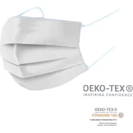 Μάσκα προστασίας αναπνοής πλενόμενη OEKO-TEX STANDARD 100 Λευκό Χρώμα (1 τεμάχιο)