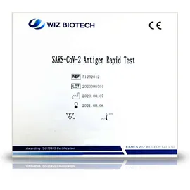 Wiz Biotech Τεστ Αντιγόνου Κορονοϊού Covid-19 Rapid Test Antigen (Συσκευασία 20 τμχ.)
