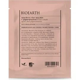 Bioleon Bioearth Λευκαντική Μάσκα Προσώπου Μίας Χρήσης με Γλυκονικό Οξύ 15ml