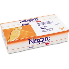 3M Nexcare Active Strips ελαστικοί , 2,5 cm x 7,6 cm , 100 τμχ/κουτί