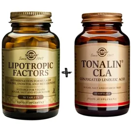 SOLGAR LIPOTROPIC FACTORS 50tabs+ SOLGAR TONALIN CLA 60caps