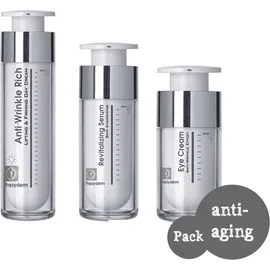 FREZYDERM Anti Ageing Pack 2 με ANTI-WRINKLE RICH DAY CREAM 45 (50ml) +Revitalizing Serum 30ml+ Anti Wrinkle Eye Cream 15ml