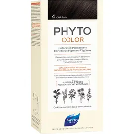 Phyto Phytocolor Μόνιμη Βαφή Μαλλιών Νο 4 Καστανό 50ml