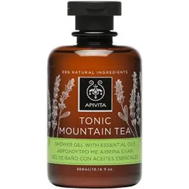 Apivita Tonic Mountain Tea Shower Gel with Essential Oils 300ml