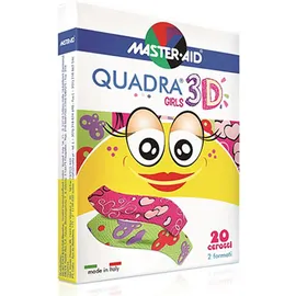 Master Aid Quadra 3D Girls 20τμχ.