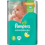 Pampers Active Baby Dry No3 5-9kg (20 τεμ)