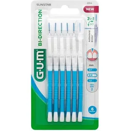 GUM Bi-Direction 0.9mm Μπλε 6τμχ