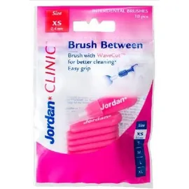 JORDAN CLINIC ΜΕΣΟΔΟΝΤΙΑ ΒΟΥΡΤΣΑΚΙΑ XS SIZE 0.4mm 10ΤΜΧ