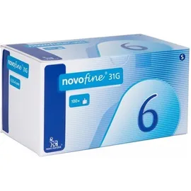 Novofine Αποστειρωμένες Βελόνες Ινσουλίνης 31G 0,25x6mm 100 τεμάχια