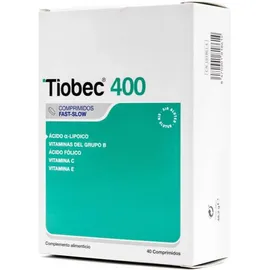 Tiobec 400 Συμπλήρωμα Διατροφής για το οξειδωτικό στρες & το νευρικό σύστημα, 40 δισκία