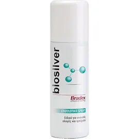 BRADEX Biosilver (125ml) Ειδικό επουλωτικό Spray για ανοιχτές πληγές και τραύματα