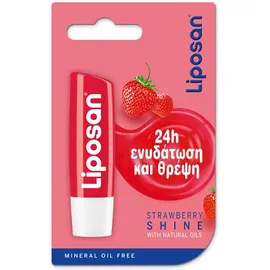 Liposan Stick Fruity Shine Strawberry Ενυδατικό Στικ Φράουλα 4,8g