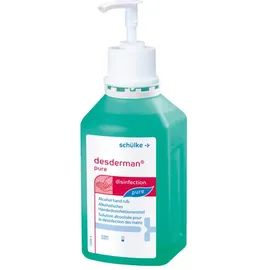 Schulke desderman Υγρό Αντισηπτικό Χεριών ΜΕ ΑΝΤΛΙΑ  Pure 500ml