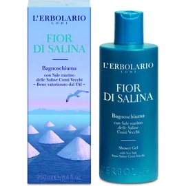 L'ERBOLARIO FIOR Di Salina Shower Gel - 250ml - με Θαλασσινό Αλάτι Από Τις Αλυκές Conti Vecchi