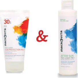 MACROVITA Αντηλιακό Πρόσωπο & Σώμα SPF30 150ml & After Sun 150ml