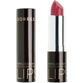 Korres Creamy Lipstick 15 Blooming Pink Morello, Κρεμώδες Ενυδατικό Κραγιόν Γλυκό Ροζ 3.50ml