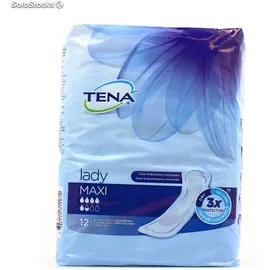 Tena Lady Maxi, Πολύ Απορροφητικές Σερβιέτες Ακράτειας 12τμχ