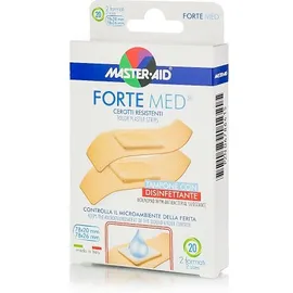 Master-Aid Forte Med, Αυτοκόλλητοι Μικροεπίδεσμοι 2 μεγέθη 20τμχ