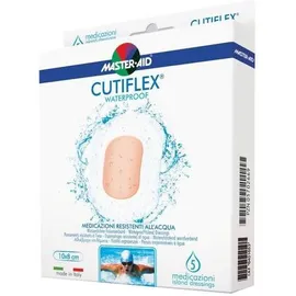 Master Aid Cutiflex 10x8, Αυτοκόλλητες Αδιάβροχες Γάζες 5τεμ