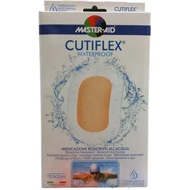 Master-Aid Cutiflex Waterproof, Αδιάβροχες Αυτοκόλλητες Γάζες 10.5 x 15 cm 5τμχ
