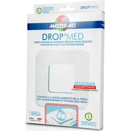 Master Aid - Drop Med Αεριζόμενα Επιθέματα 10x10cm 5τμχ